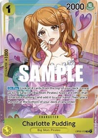 Charlotte Pudding (Alternate Art) - Pillars of Strength - One Piece Card Game card