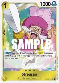 Streusen - Pillars of Strength - One Piece Card Game card