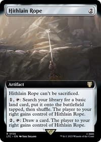 Hithlain Rope (Extended Art) - Commander: The Lord of the Rings: Tales of Middle-earth - Magic: The Gathering card