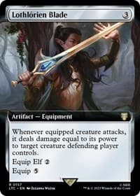 Lothlorien Blade (Extended Art) - Commander: The Lord of the Rings: Tales of Middle-earth - Magic: The Gathering card