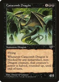Catacomb Dragon - Mirage - Magic: The Gathering card