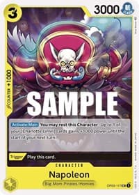 Napoleon - Pillars of Strength - One Piece Card Game card