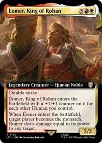 Eomer, King of Rohan (Extended Art) - Commander: The Lord of the Rings: Tales of Middle-earth - Magic: The Gathering card