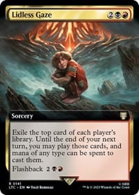 Lidless Gaze (Extended Art) - Commander: The Lord of the Rings: Tales of Middle-earth - Magic: The Gathering card