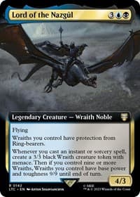 Lord of the Nazgul (Extended Art) - Commander: The Lord of the Rings: Tales of Middle-earth - Magic: The Gathering card