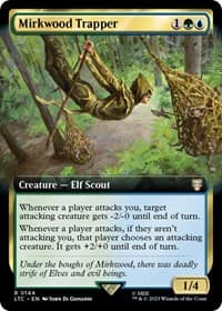 Mirkwood Trapper (Extended Art) - Commander: The Lord of the Rings: Tales of Middle-earth - Magic: The Gathering card