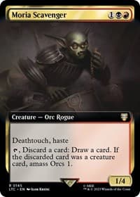 Moria Scavenger (Extended Art) - Commander: The Lord of the Rings: Tales of Middle-earth - Magic: The Gathering card