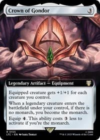 Crown of Gondor (Extended Art) - Commander: The Lord of the Rings: Tales of Middle-earth - Magic: The Gathering card