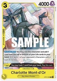 Charlotte Mont-d'Or - ST-07: Starter Deck 7 Big Mom Pirates - One Piece Card Game card