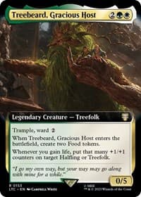 Treebeard, Gracious Host (Extended Art) - Commander: The Lord of the Rings: Tales of Middle-earth - Magic: The Gathering card