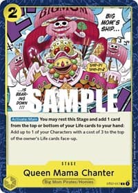 Queen Mama Chanter - ST-07: Starter Deck 7 Big Mom Pirates - One Piece Card Game card