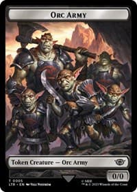 Orc Army Token (0005) - Universes Beyond: The Lord of the Rings: Tales of Middle-earth - Magic: The Gathering card