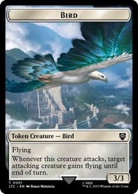 Bird (0001) // Food (0010) Double-Sided Token - Commander: The Lord of the Rings: Tales of Middle-earth - Magic: The Gathering card
