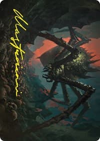 Shelob, Child of Ungoliant Art Card (Gold-Stamped Signature) - Art Series: Universes Beyond: The Lord of the Rings: Tales of Middle-earth - Magic: The Gathering card