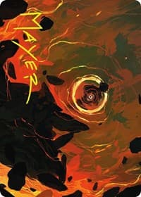 Frodo Baggins Art Card (47/81) (Gold-Stamped Signature) - Art Series: Universes Beyond: The Lord of the Rings: Tales of Middle-earth - Magic: The Gathering card