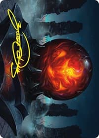 Commander's Sphere Art Card (Gold-Stamped Signature) - Art Series: Universes Beyond: The Lord of the Rings: Tales of Middle-earth - Magic: The Gathering card