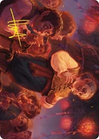 Bilbo, Retired Burglar Art Card (Gold-Stamped Signature) - Art Series: Universes Beyond: The Lord of the Rings: Tales of Middle-earth - Magic: The Gathering card