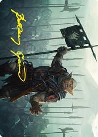 Ugluk of the White Hand Art Card (Gold-Stamped Signature) - Art Series: Universes Beyond: The Lord of the Rings: Tales of Middle-earth - Magic: The Gathering card