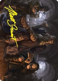 Sharkey, Tyrant of the Shire Art Card (Gold-Stamped Signature) - Art Series: Universes Beyond: The Lord of the Rings: Tales of Middle-earth - Magic: The Gathering card