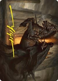 Nazgul Art Card (Gold-Stamped Signature) - Art Series: Universes Beyond: The Lord of the Rings: Tales of Middle-earth - Magic: The Gathering card