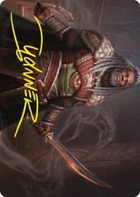 Theoden, King of Rohan Art Card (Gold-Stamped Signature) - Art Series: Universes Beyond: The Lord of the Rings: Tales of Middle-earth - Magic: The Gathering card