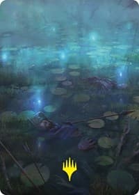 The Dead Marshes Art Card (Gold-Stamped Signature) - Art Series: Universes Beyond: The Lord of the Rings: Tales of Middle-earth - Magic: The Gathering card