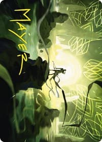 Legolas, Master Archer Art Card (Gold-Stamped Signature) - Art Series: Universes Beyond: The Lord of the Rings: Tales of Middle-earth - Magic: The Gathering card