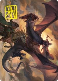 Witch-king, Bringer of Ruin Art Card (Gold-Stamped Signature) - Art Series: Universes Beyond: The Lord of the Rings: Tales of Middle-earth - Magic: The Gathering card