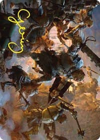 Thrill of Possibility Art Card (Gold-Stamped Signature) - Art Series: Universes Beyond: The Lord of the Rings: Tales of Middle-earth - Magic: The Gathering card