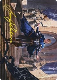 Faramir, Steward of Gondor Art Card (Gold-Stamped Signature) - Art Series: Universes Beyond: The Lord of the Rings: Tales of Middle-earth - Magic: The Gathering card