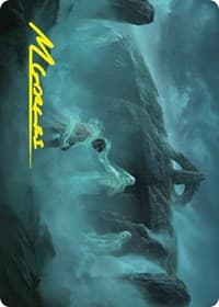 Fog on the Barrow-Downs Art Card (Gold-Stamped Signature) - Art Series: Universes Beyond: The Lord of the Rings: Tales of Middle-earth - Magic: The Gathering card