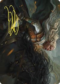 Eowyn, Fearless Knight Art Card (Gold-Stamped Signature) - Art Series: Universes Beyond: The Lord of the Rings: Tales of Middle-earth - Magic: The Gathering card