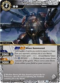 Gunsmith Mime - False Gods - Battle Spirits Saga card