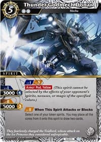 Thunder Godmech Donar - False Gods - Battle Spirits Saga card
