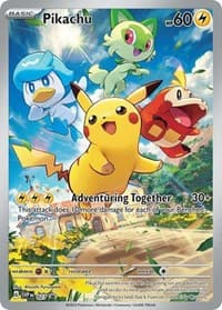 Pikachu - 027 - SV: Scarlet & Violet Promo Cards - Pokemon card