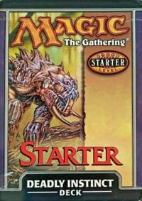 Starter 1999 Theme Deck - Deadly Instinct - Starter 1999 - Magic: The Gathering card