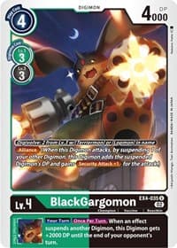 BlackGargomon - Alternative Being Booster - Digimon Card Game card