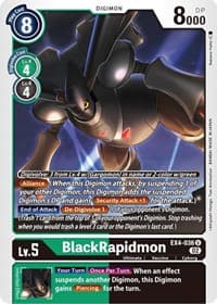 BlackRapidmon - Alternative Being Booster - Digimon Card Game card