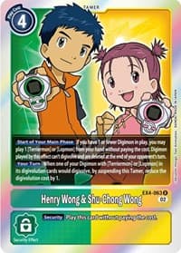 Henry Wong & Shu-Chong Wong - Alternative Being Booster - Digimon Card Game card