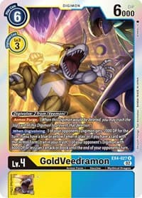 GoldVeedramon - Alternative Being Booster - Digimon Card Game card