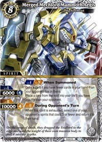 Merged Mechlord Mammoth Aegis - False Gods - Battle Spirits Saga card