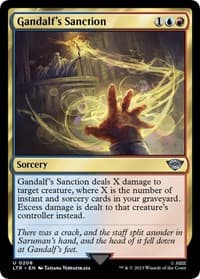 Gandalf's Sanction - Universes Beyond: The Lord of the Rings: Tales of Middle-earth - Magic: The Gathering card