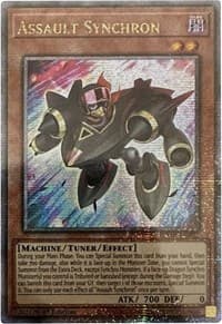 Assault Synchron (Quarter Century Secret Rare) - Battles of Legend: Monstrous Revenge - YuGiOh card