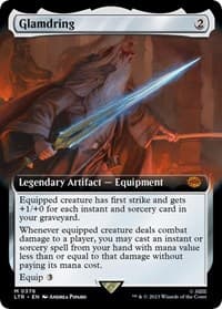 Glamdring (Extended Art) - Universes Beyond: The Lord of the Rings: Tales of Middle-earth - Magic: The Gathering card