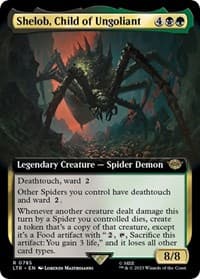 Shelob, Child of Ungoliant (Extended Art) (Surge Foil) - Universes Beyond: The Lord of the Rings: Tales of Middle-earth - Magic: The Gathering card