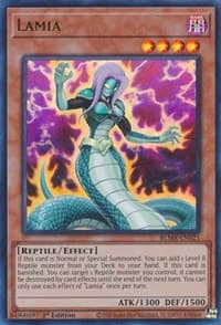 Lamia - Battles of Legend: Monstrous Revenge - YuGiOh card