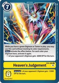 Heaven's Judgement - Alternative Being Booster - Digimon Card Game card