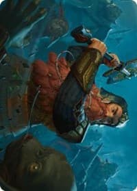 Gimli, Counter of Kills Art Card (10/81) - Art Series: Universes Beyond: The Lord of the Rings: Tales of Middle-earth - Magic: The Gathering card