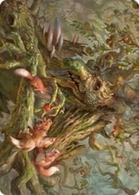 Generous Ent Art Card - Art Series: Universes Beyond: The Lord of the Rings: Tales of Middle-earth - Magic: The Gathering card