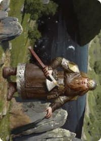 Mirrormere Guardian Art Card - Art Series: Universes Beyond: The Lord of the Rings: Tales of Middle-earth - Magic: The Gathering card